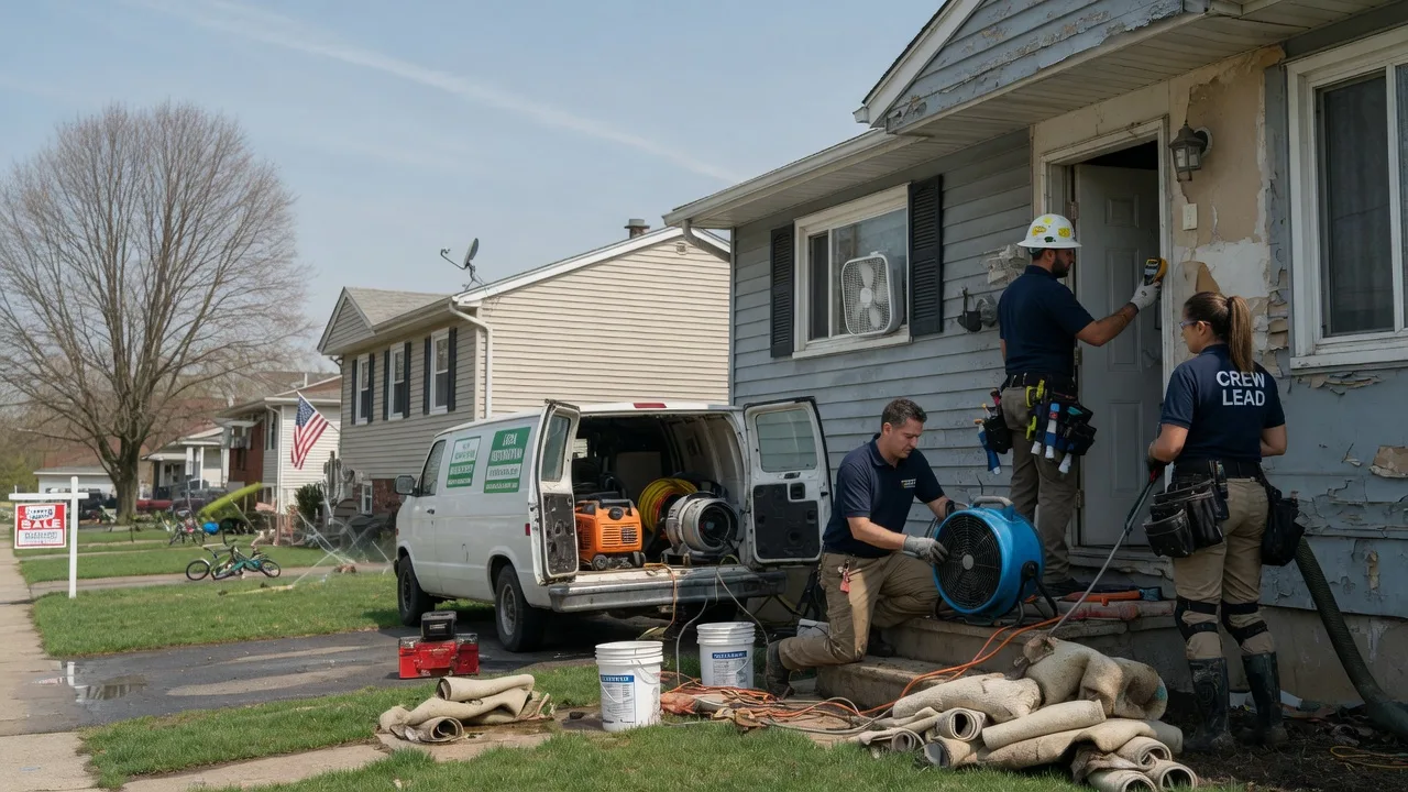 Flood Cleanup in Spalding, MI near me